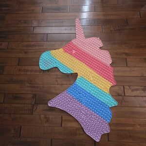 Unicorn Shaped Rainbow Pop It Toy X-Large